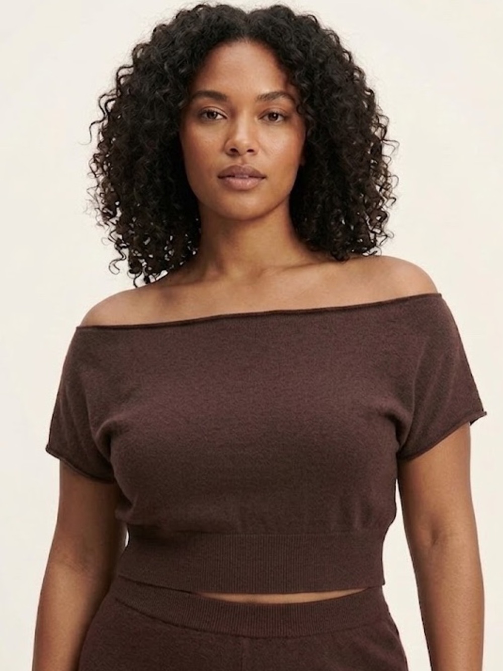 NWT Universal Thread Brown Off Shoulder Crop Top Women’s Sizes XS/XL/XXL